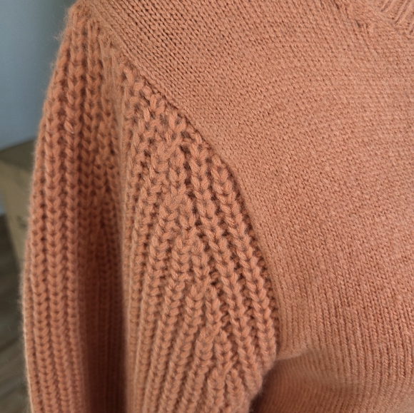 Ann Taylor Dark Peach Color Sweater - Picture 4 of 8